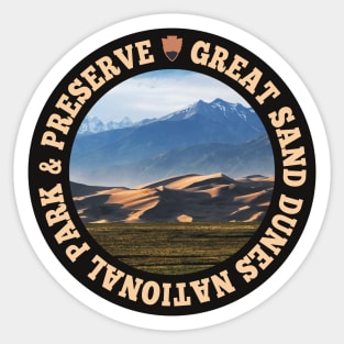 Great Sand Dunes National Park & Preserve circle Sticker